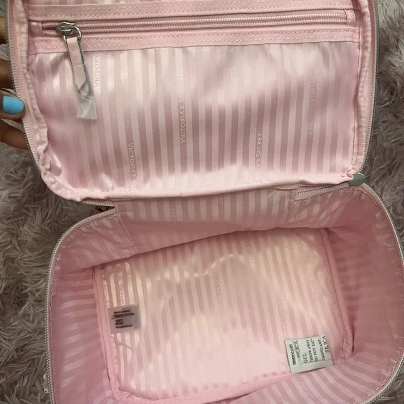 Victoria's Secret Pink Striped Cosmetic Bag - Picture 6 of 7
